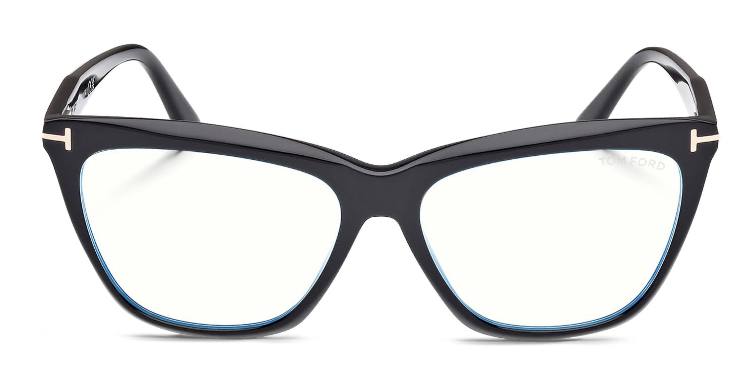 Tom Ford TF5429 Shiny Black Prescription Eyeglasses