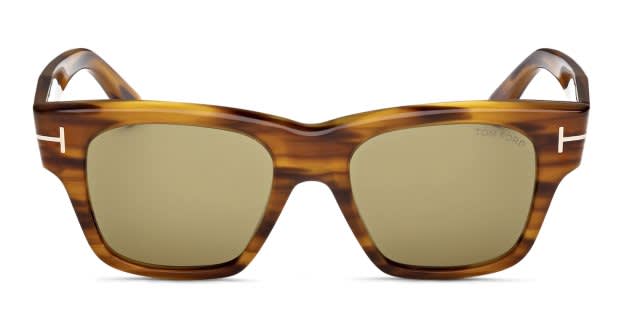 Tom Ford TF1280 Caine-02 Tortoise, Orange Prescription Sunglasses