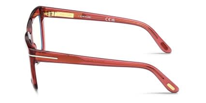 Tom Ford FT6093-B Red glasses - Red - Side View