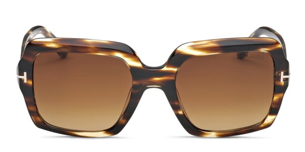 Tom Ford TF1082 Kaya Tortoise, Yellow Prescription Sunglasses