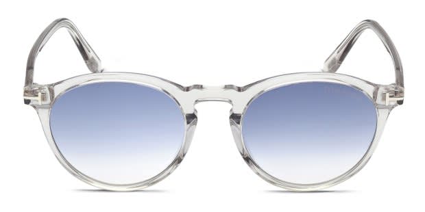 Tom Ford TF0904 Aurele Gray, Clear Prescription Sunglasses display picture 2