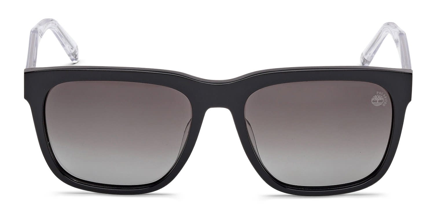 Timberland TB00059 Black, Gray glasses - Black / Gray - Frontal View