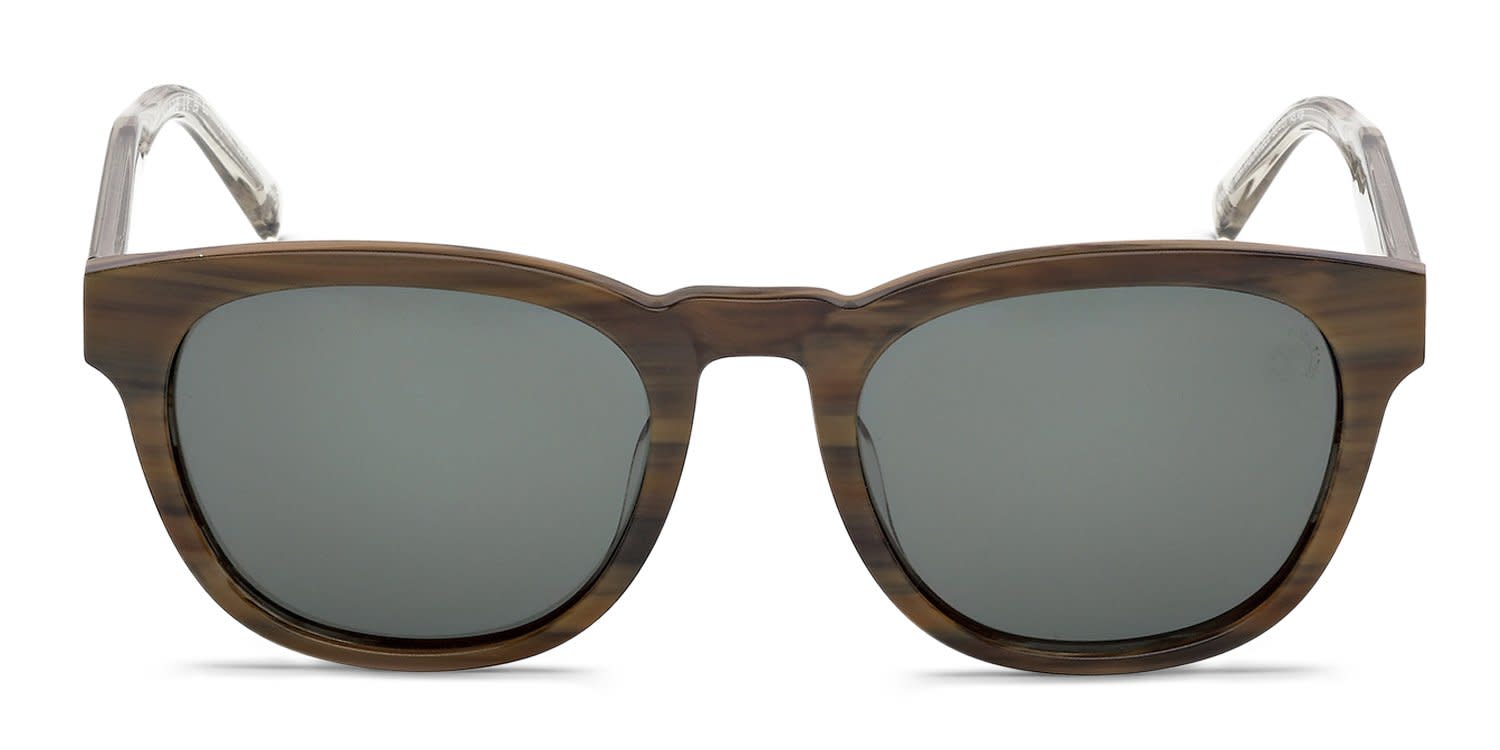 The Montblanc MB0320S is a classic full-rim style exuding