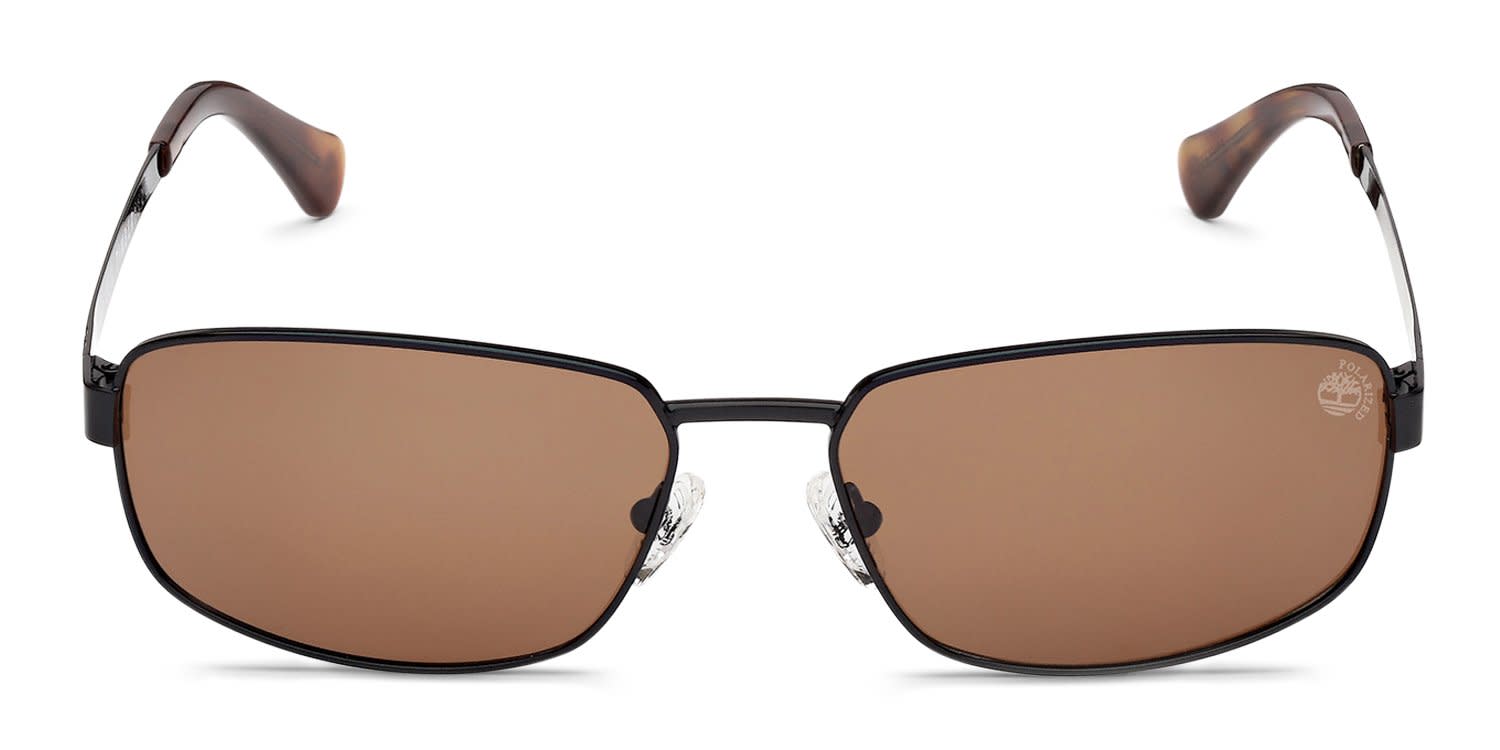 Timberland TB00066 Black, Brown glasses - Black / Brown - Frontal View