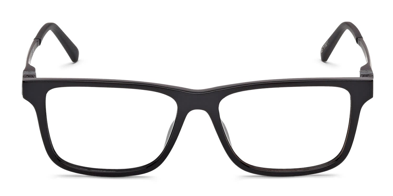 Timberland TB50080 Black glasses - Black - Frontal View