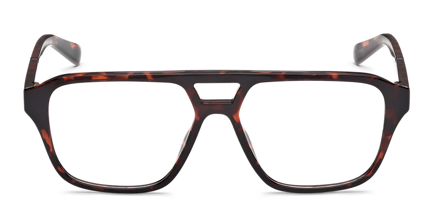 Timberland TB50085 w/Clip-On Tortoise glasses - Tortoise - Frontal View