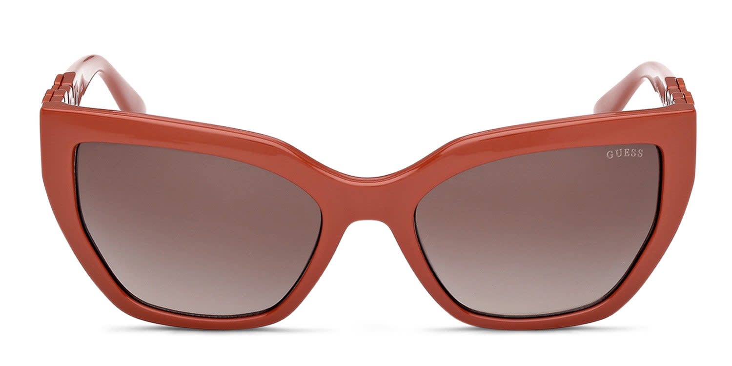 Guess GU00264 Orange, Brown glasses - Orange / Brown - Frontal View
