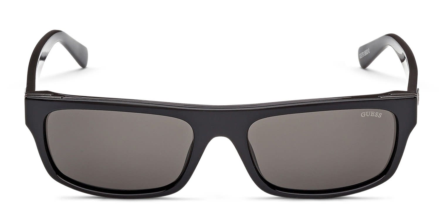 Guess GU00276 Black, Gray glasses - Black / Gray - Frontal View