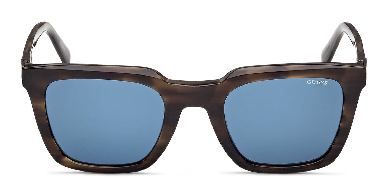 Guess GU00279 Green, Brown, Blue glasses - Green / Brown / Blue - Frontal View