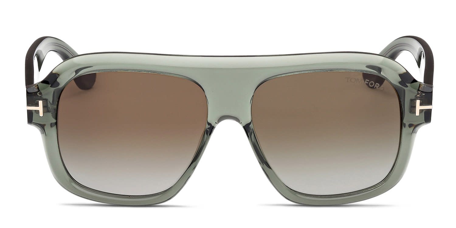Tom Ford FT1324 Green glasses - Green - Frontal View
