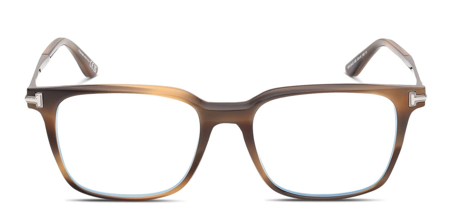 Tom Ford FT6124-B Tortoise glasses - Tortoise - Frontal View