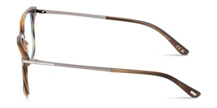 Tom Ford FT6124-B Tortoise glasses - Tortoise - Side View