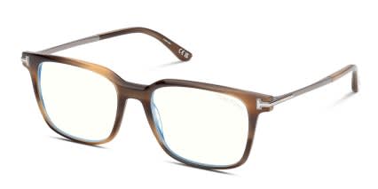 Tom Ford FT6124-B Tortoise glasses - Tortoise - Angle View