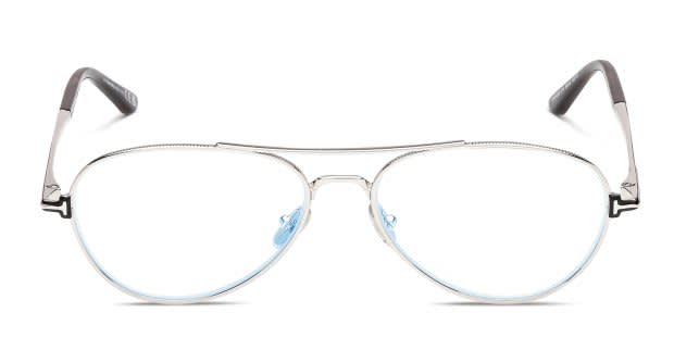 Tom Ford FT6128-B silver frame display picture 1