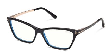 Tom Ford FT6135-B Black glasses - Black - Angle View