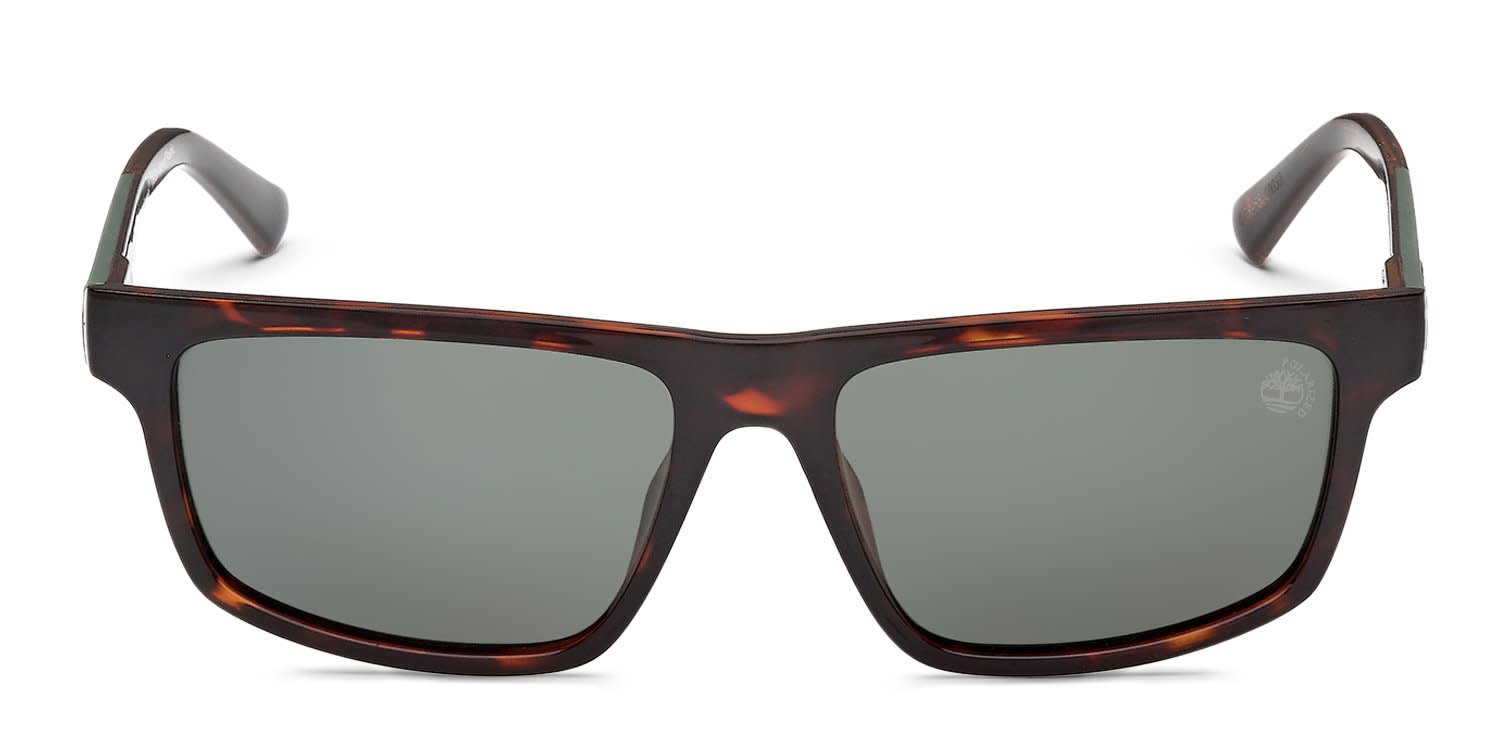 Timberland TB00070 Tortoise, Green glasses - Tortoise / Green - Frontal View