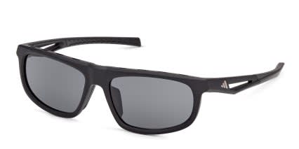 Adidas SP0126 Dromeas Black, Gray glasses - Black / Gray - Angle View