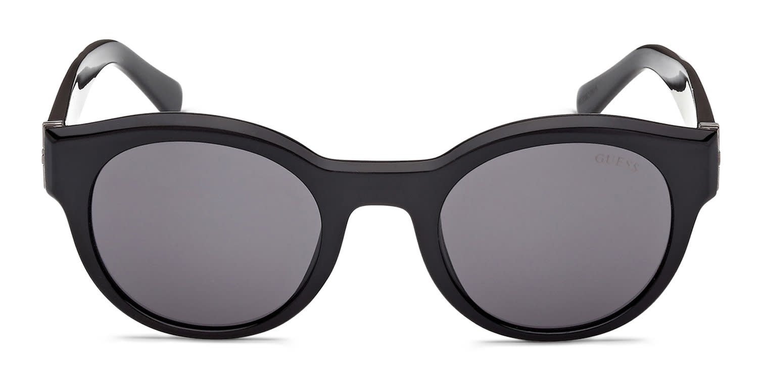 Guess GU00298 Black, Gray glasses - Black / Gray - Frontal View