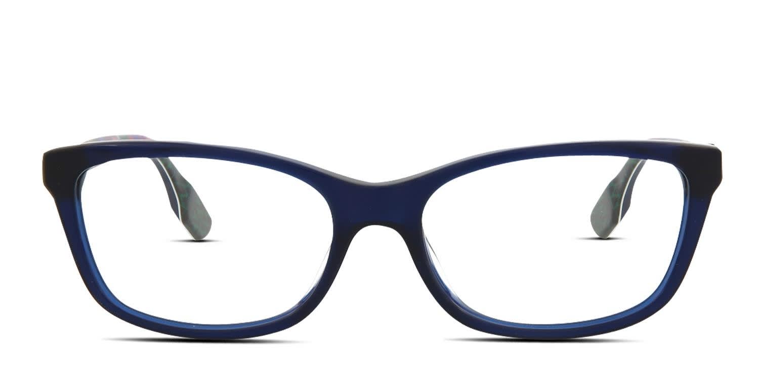 Alexander McQueen McQ MQ0045O Blue glasses - Blue - Frontal View