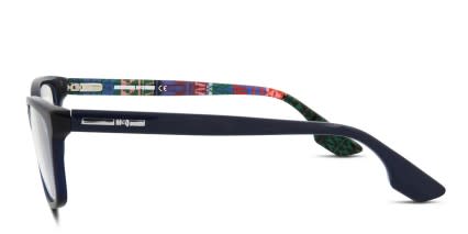 Alexander McQueen McQ MQ0045O Blue glasses - Blue - Side View