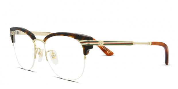 Gucci GG0201O Brown Tortoise Gold