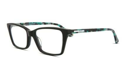Alexander McQueen MCQ MQ0111OP Black glasses - Black - Angle View