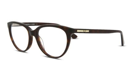 Alexander McQueen McQ MQ0115OP Brown, Tortoise glasses - Brown / Tortoise - Angle View