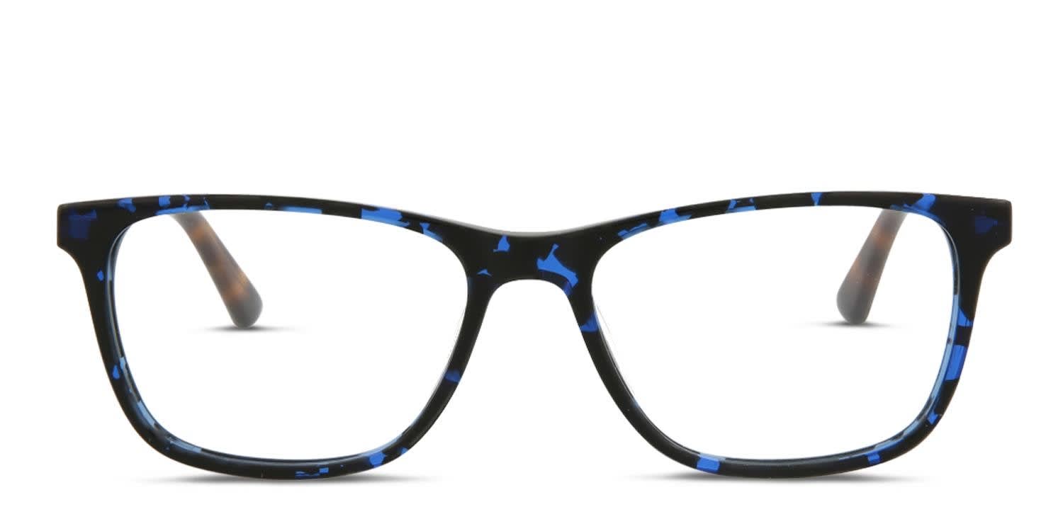 ALEXANDER MCQUEEN SUNGLASSES Unique round Cateye frames blue & black stripes NIB The Alexander McQueen AM0435O is a bold cat-eye frame that  main image 2