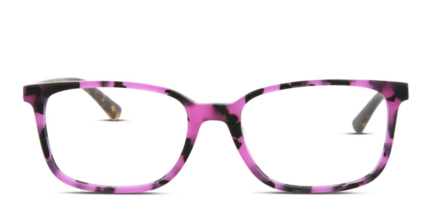 Alexander McQueen McQ MQ0126O Tortoise, Purple glasses - Tortoise / Purple - Frontal View