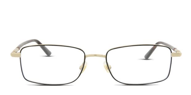 Gucci GG0391O Black Gold Eyeglasses Includes FREE Rx Lenses