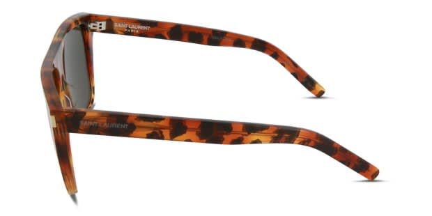Saint Laurent SL 1 Tortoise, Orange Prescription Sunglasses