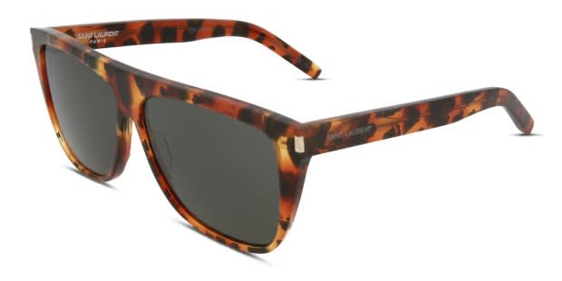 Saint Laurent SL 1 Tortoise, Orange Prescription Sunglasses
