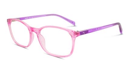 Puma PJ0031O Kids Pink glasses - Pink - Angle View