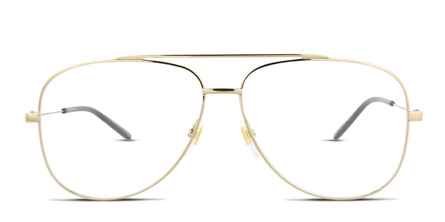 Gucci Translucent Baby Blue & Gold Optical Rx Aviator Eyeglasses GUCCI Aviator Blue Lens 61-15-135MM Unisex Sunglasses  main image 2