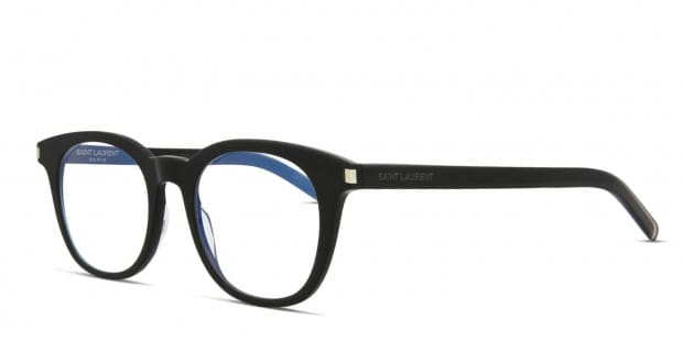 Saint Laurent SL 289 SLIM Shiny Black Eyeglasses | Includes