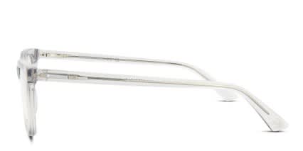 Alexander McQueen McQ MQ0194O Gray, Clear glasses - Gray / Clear - Side View