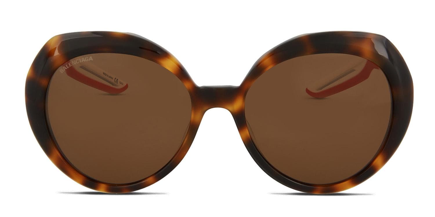 Balenciaga Tortoise Shell Sunglasses Balenciaga - Square-Frame Logo-Print Tortoiseshell Acetate  main image 4