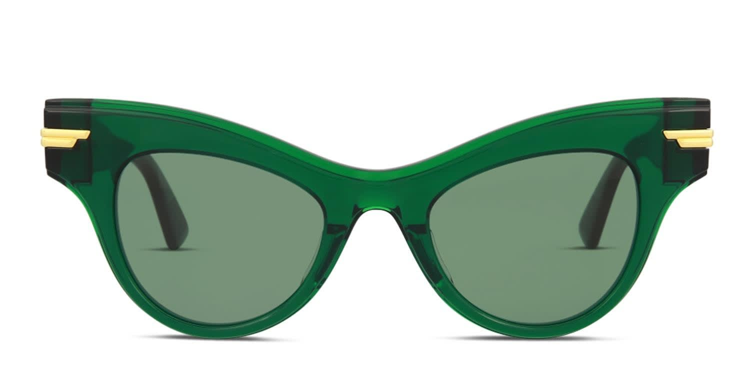 Bottega Veneta BV1004S Green glasses - Green - Frontal View