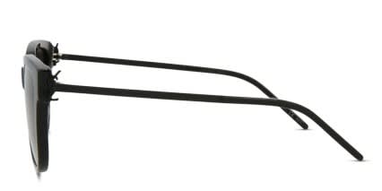 Saint Laurent SL M48S Black glasses - Black - Side View