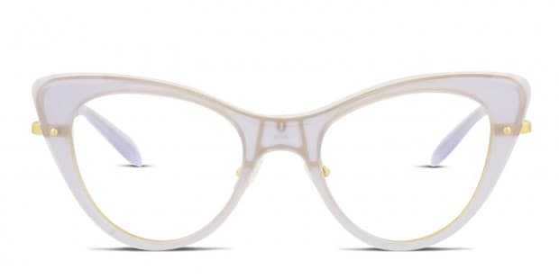 ALEXANDER MCQUEEN ラウントフレムメカネ AM0502O 002 Alexander Mcqueen AM0502O 002 - Gold Eyeglasses for Unisex
