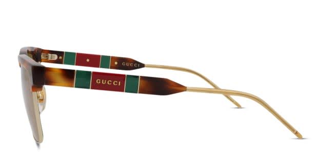 Gucci GG0603S Tortoise, Gold Prescription Sunglasses