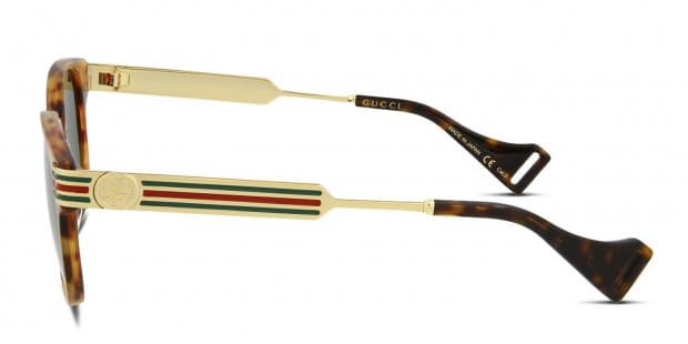 Gucci GG0586S Tortoise/Gold Prescription Sunglasses