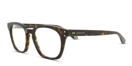 Gucci GG0572O Tortoise glasses - Tortoise - Angle View
