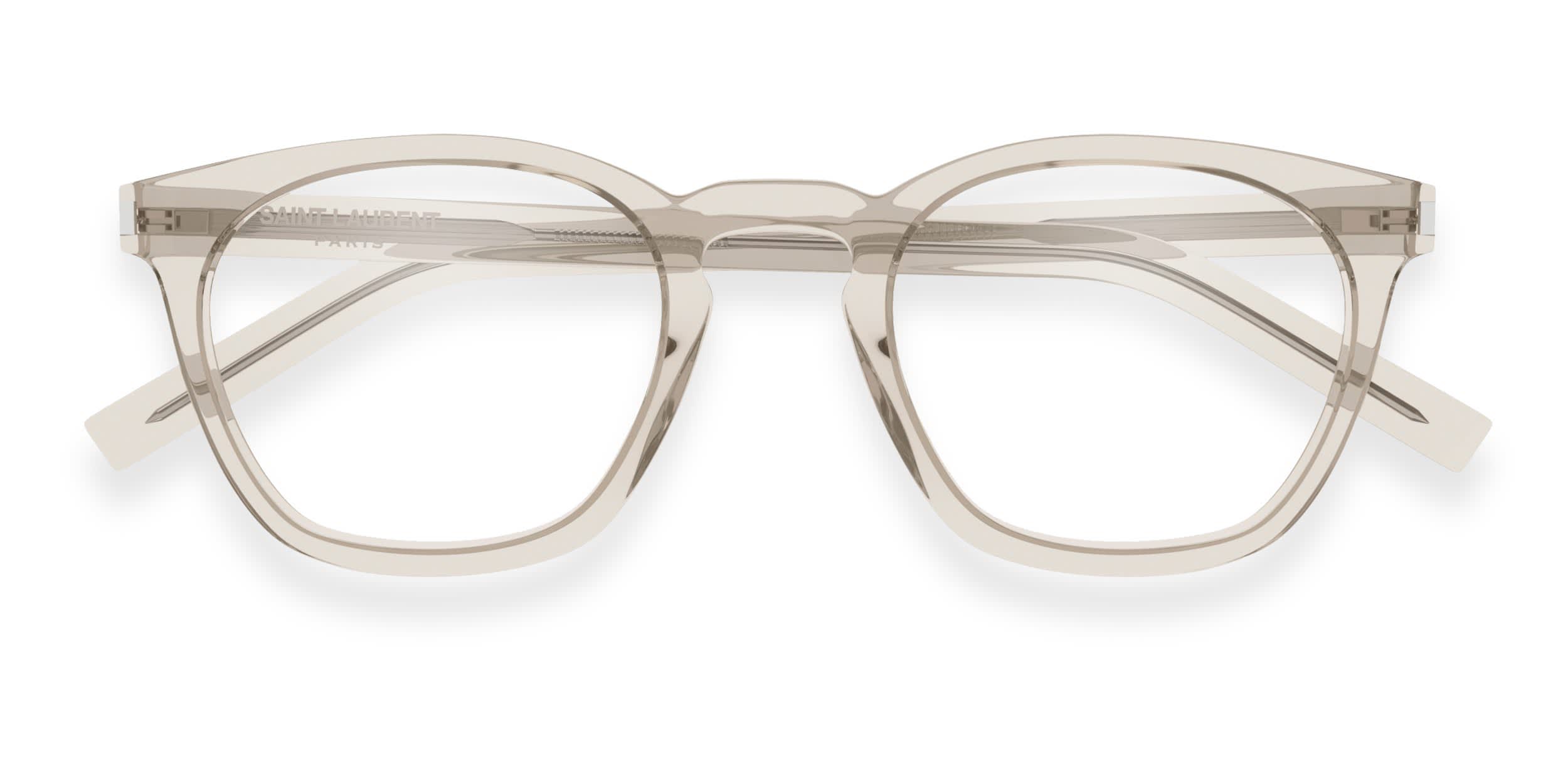 Saint Laurent SL30 Beige glasses - Beige - Frontal View