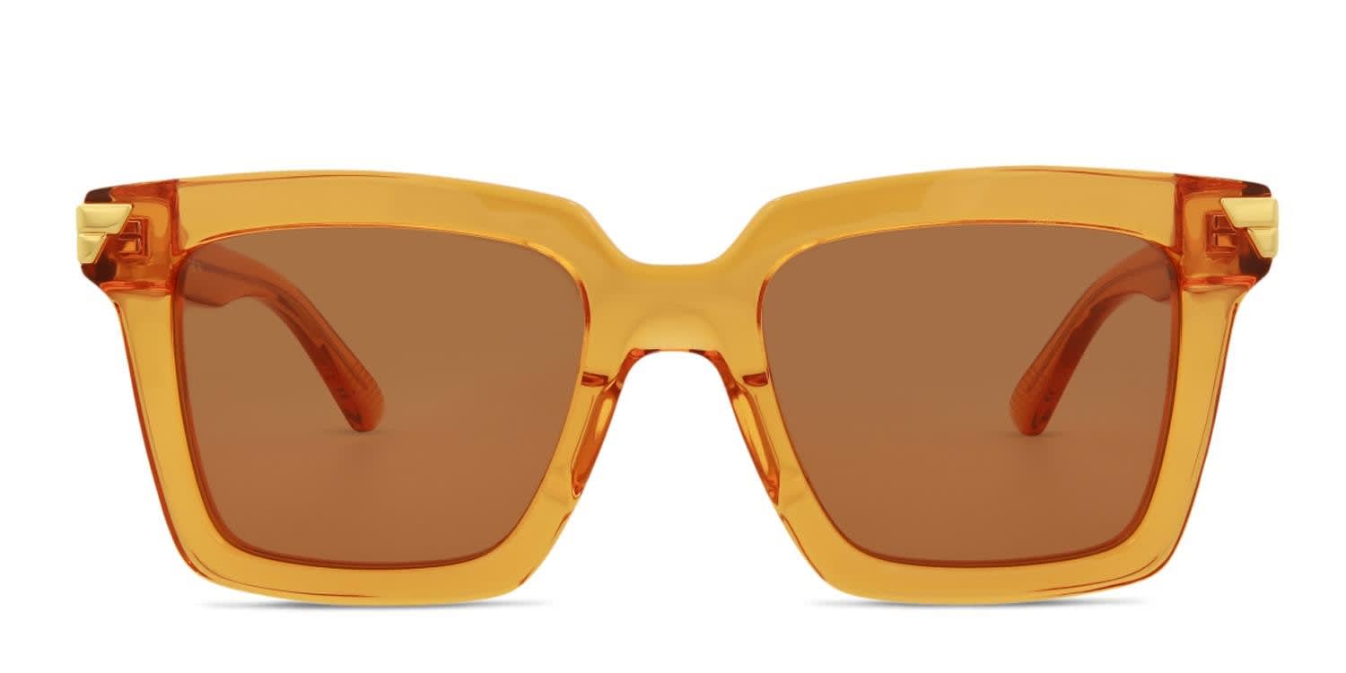 Bottega Veneta BV1005S Orange glasses - Orange - Frontal View