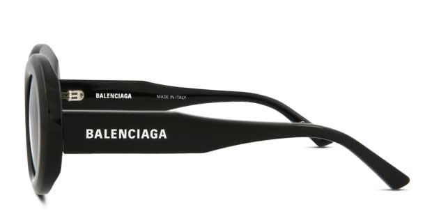 Balenciaga BB0074S Shiny Black Prescription Sunglasses