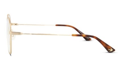 Alexander McQueen McQ MQ0260O Rose Gold glasses - Rose Gold - Side View