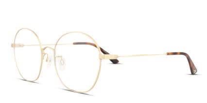 Alexander McQueen McQ MQ0260O Rose Gold glasses - Rose Gold - Angle View