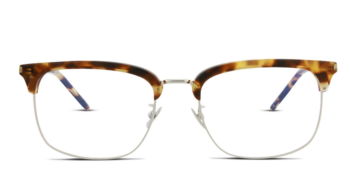 Saint Laurent SL 346 Tortoise, Silver Eyeglasses | Includes