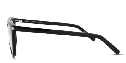 Saint Laurent SL 343 Shiny Black glasses - Shiny Black - Side View